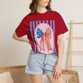 Stars & Stripes Bow Framed Tee
